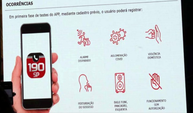 Governo de SP lança aplicativos para acionamento da PM e Bombeiros