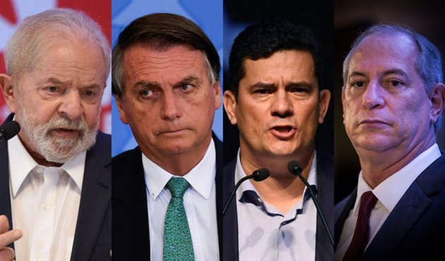 Datafolha: Lula tem 48% das intenções de votos; Bolsonaro, 22%, e Moro, 9%