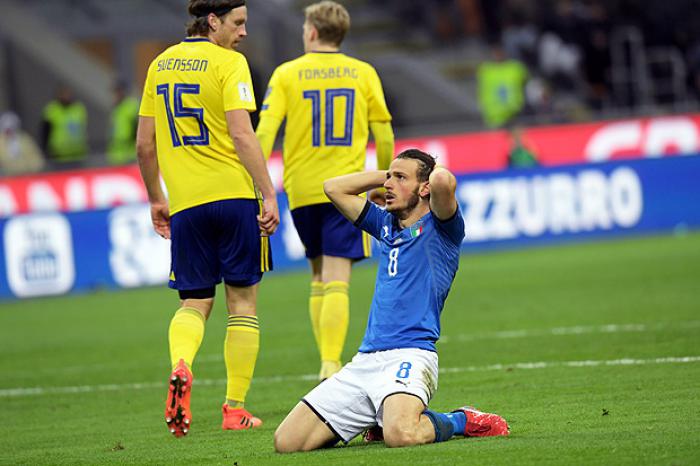 Itália empata e está fora da Copa da Russia
