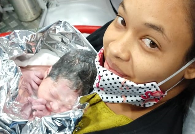 Bebê nasce dentro de ambulância, a caminho do Hospital Regional de Prudente 